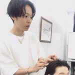 ヘアカタログ巻頭撮影。